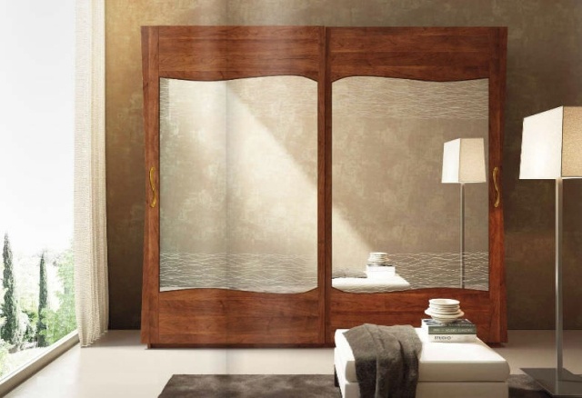 klassisk træ garderobe spejl soveværelse ST TROPEZ stilema