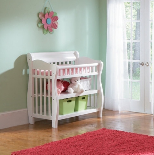 11 ideer til puslebord baby værelse enkelt design