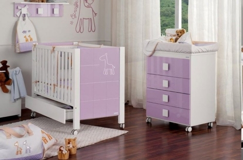 11 ideer til puslebord baby værelse lilla møbler