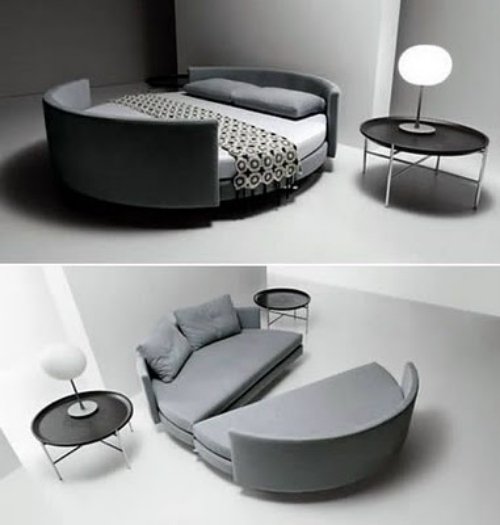 sovesofa design moderne og kreativ rund form