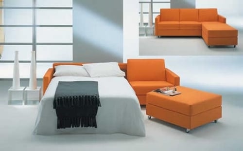 designer sovesofa moderne og kreativ orange momentoitalia