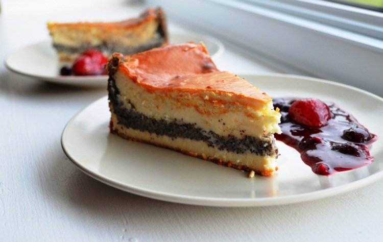 veganske opskrifter-valmue-frø-cheesecake-bagning-sauce-sure kirsebær