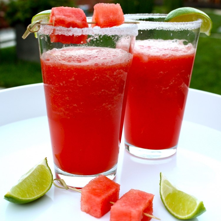 agua fresca vandmelon lime cocktail
