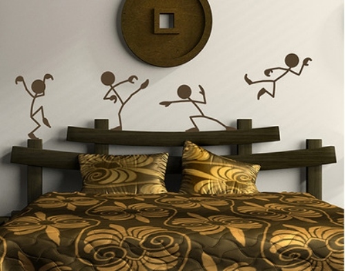 20 fede ideer til wallstickers design soveværelse mand