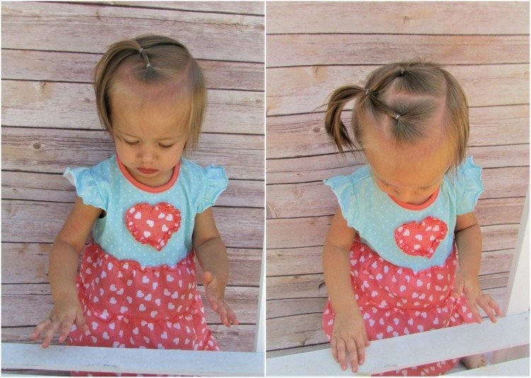 sød frisure lillebørnepige hårbånd