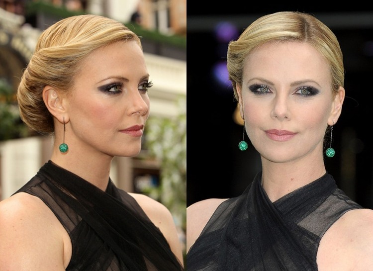 frisure-ideer-jul-nytårsaften-Charlize-Theron