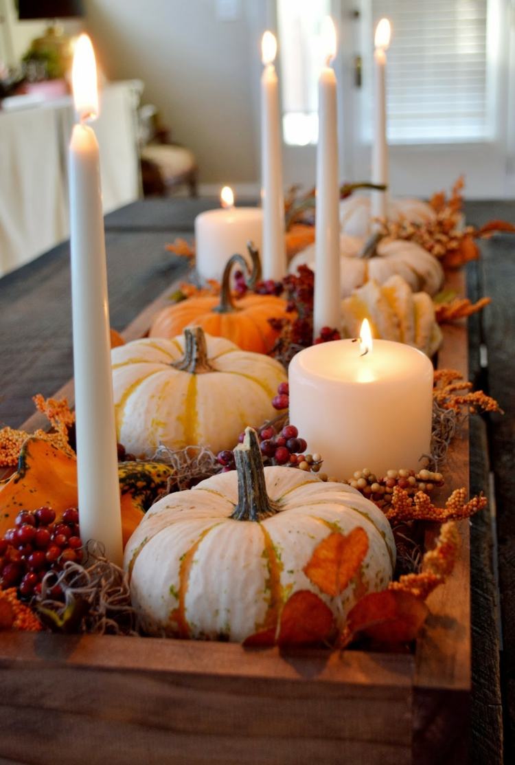 halloween dekoration bordkasse efterlader efterårslys