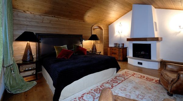 Indretning udstråler hygge-ideer luksus chalet courchevel-franske Alper-beaumont