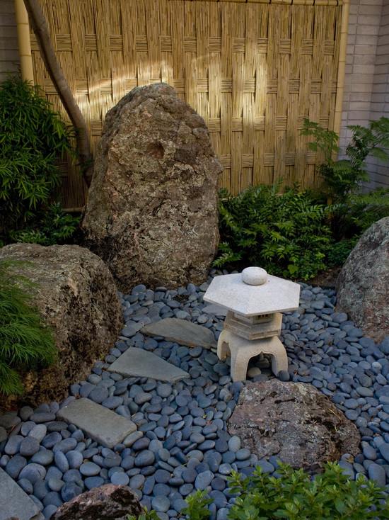 Wattle rock garden Japansk stil havestensbelægningssten