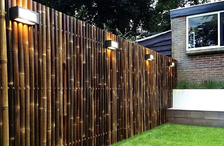 Beskyttelse af personlige oplysninger i havehegnet-bambuspæle-mørktonede væglamper
