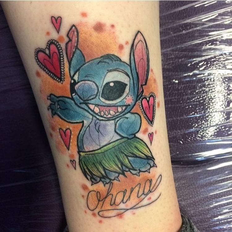 ohana tatoveringssøm Hawaii sten