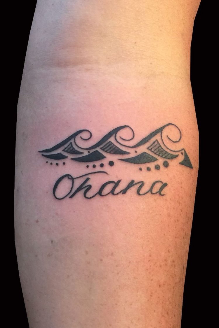 ohana tatovering mauri ideer bølger