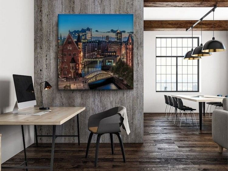 de smukkeste byer i Tyskland Hamburg motiver væg design