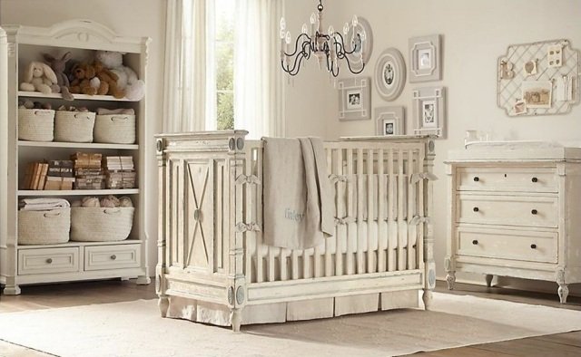 baby værelse møbler møbler vintage stil træ lys farve