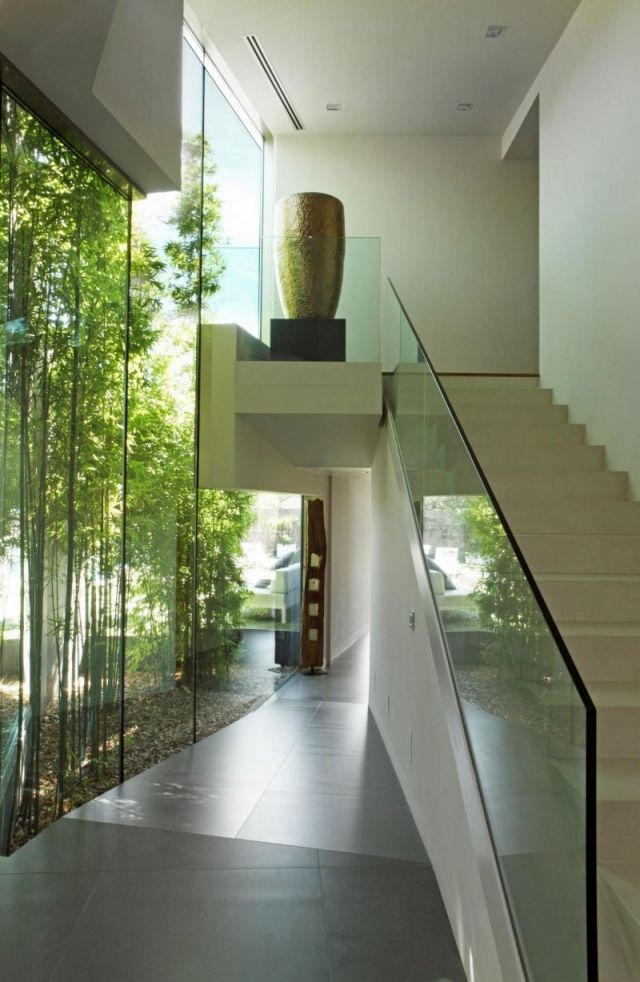moderne design trapper glas trappe gelænder materiale-i trappekonstruktion