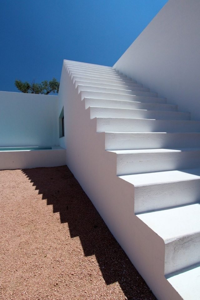 Ideer til udendørs trapper-uden gelænder-minimalistisk