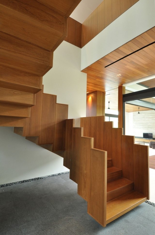 ideer til design trapper interiør design trætrapper gelænder materialer