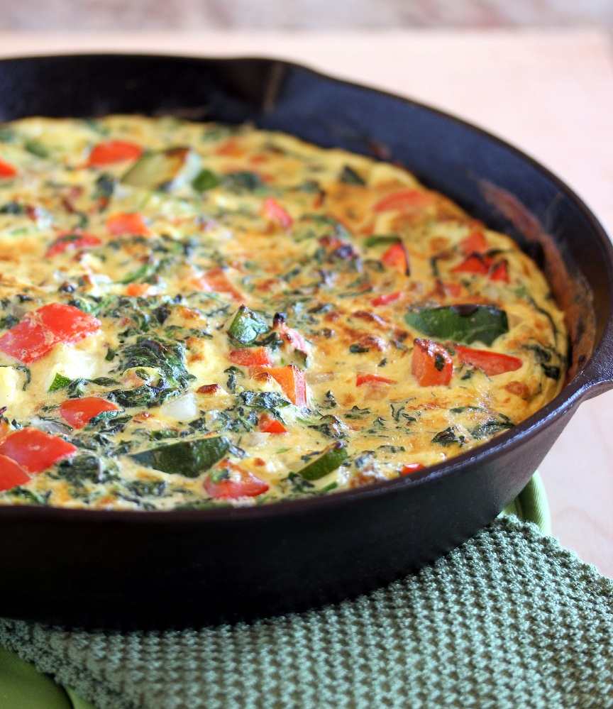 grøntsags-frittata-sund-opskrift-morgenmad