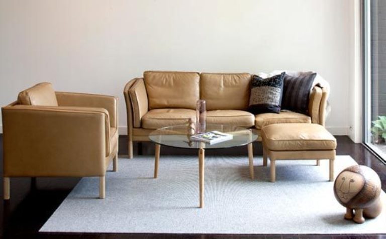 ideer til moderne møbler fra skandinavisk brunt læder