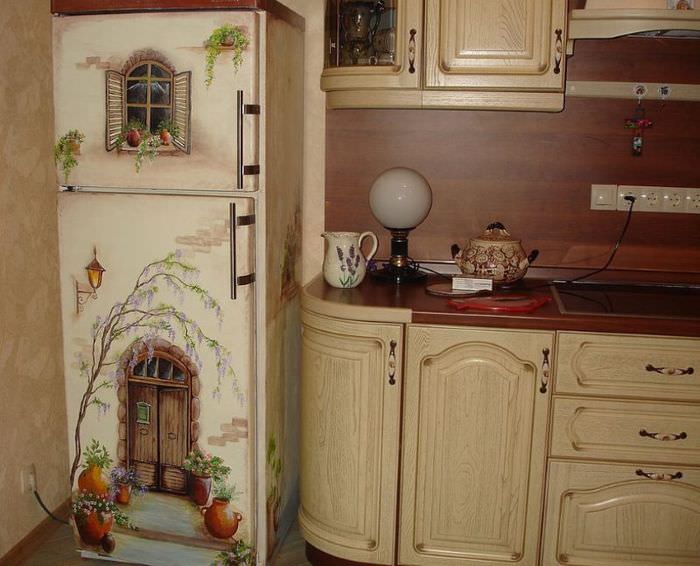 DIY hűtőszekrény dekoráció