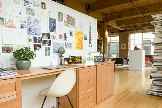 Hjem-kontor-kreativ-design-belysning-individuelle-dekorationer