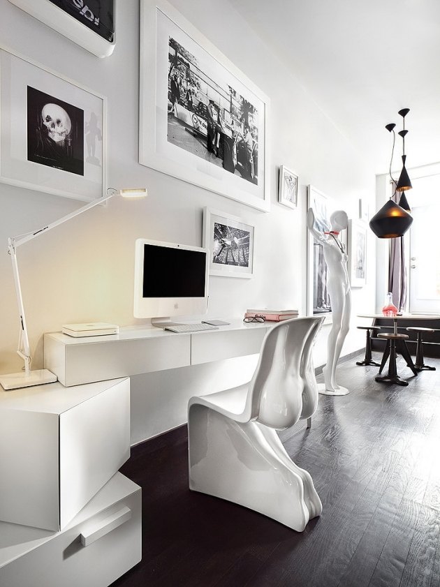 Hjem-kontor-design-skrivebord-skuffer-Fabio-Novembre-hans-hendes-stol