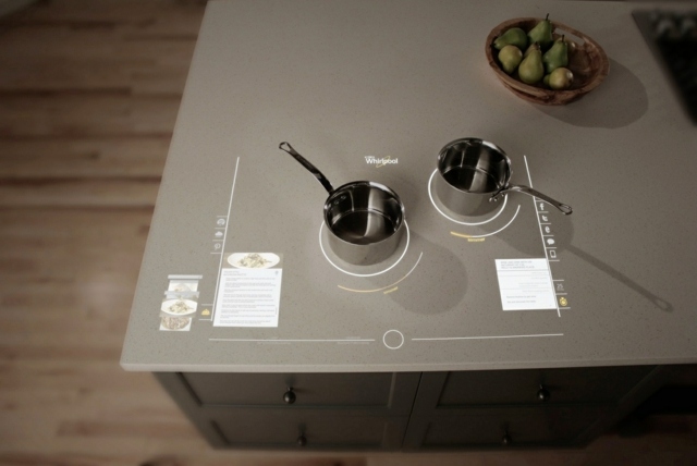 Whirlpool interaktiv bordplade til køkkenudstyr