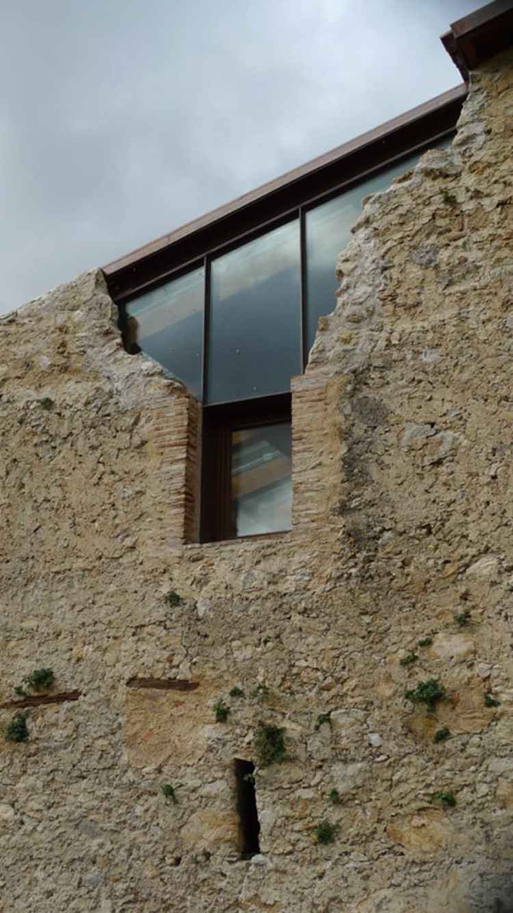 arkitektur glas sten slot slot ruin