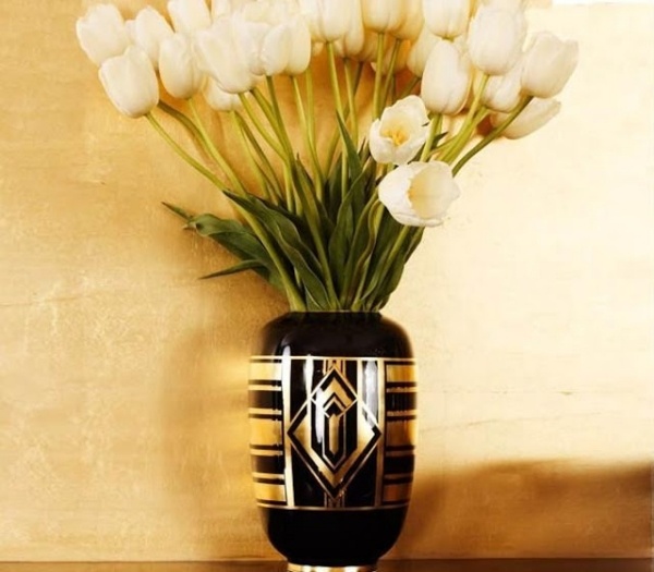 Dekorationsideer Designer lejlighed Vase Ralph Lauren