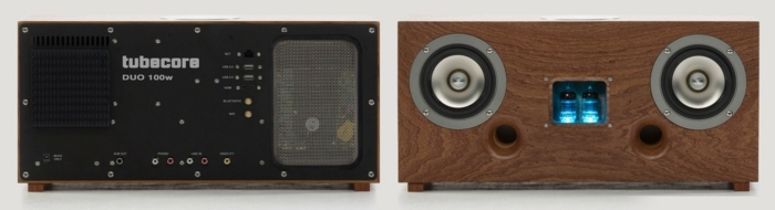 højttalerdesign lydsystem tubecore duo vintage