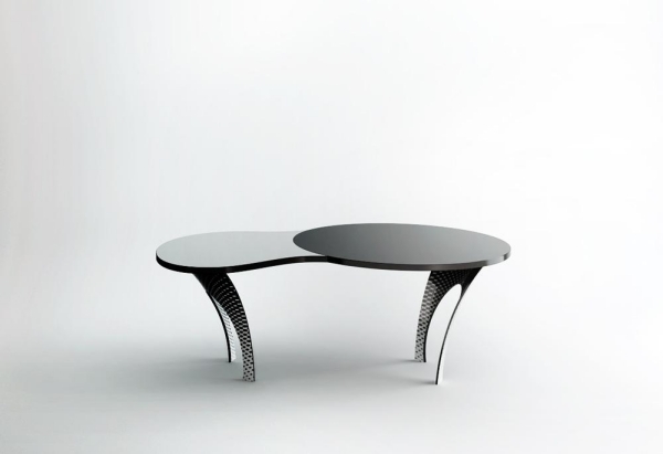 designer lænestol fra wamhouse bord med to cirkler