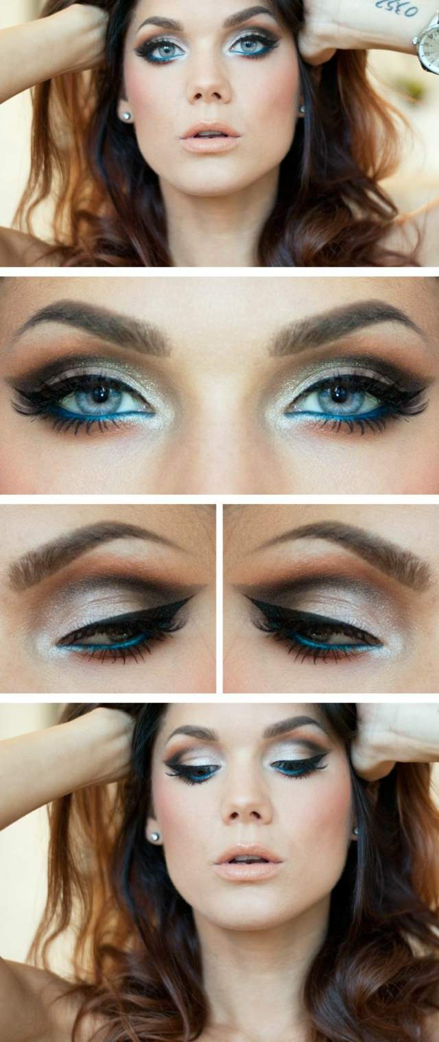 Make Up Trend som blå øjne