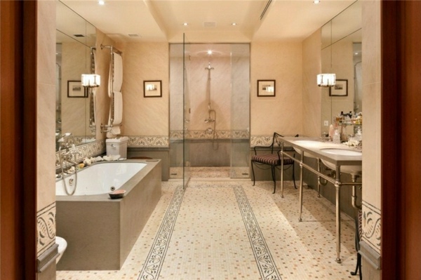 Luksus badeværelse mosaik stor vask