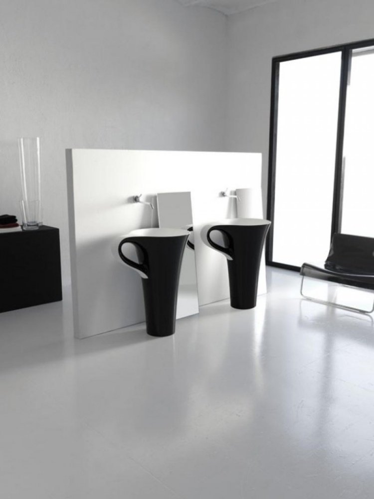 vask-badeværelse-design-innovativ-kop-sort-hvid-dobbelt