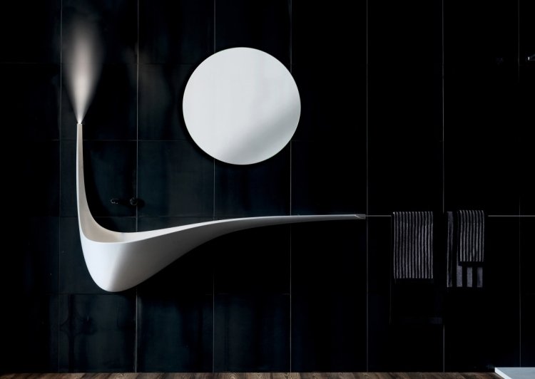 vask-badeværelse-design-innovativ-sort-hvid-futuristisk-komma-spejl-rund