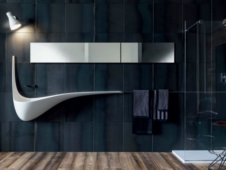 håndvask-badeværelse-design-innovativeminimalistisk-badeværelse-brusekabine-glasvæg