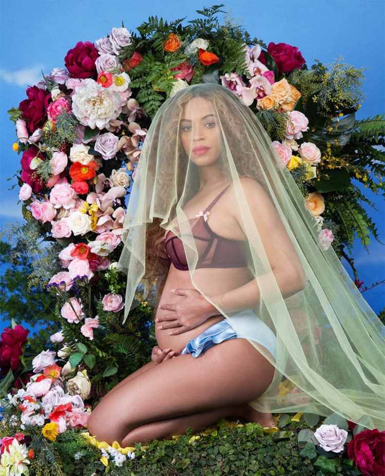 baby bump fotos-gør-det-selv-graviditet-fotos-ideer-stjerner-beyonce-2017