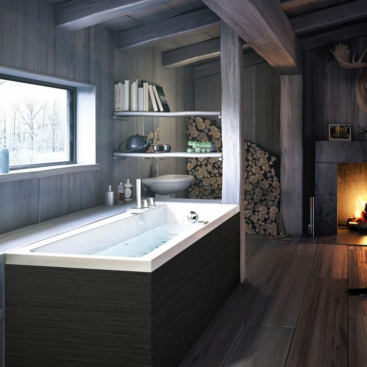 Badekar-badeværelse-hvirvel-badekar-hvid-front-væg-hylde-vindue-akryl-badekar-beklædning-brun-paneler-Urban-dett