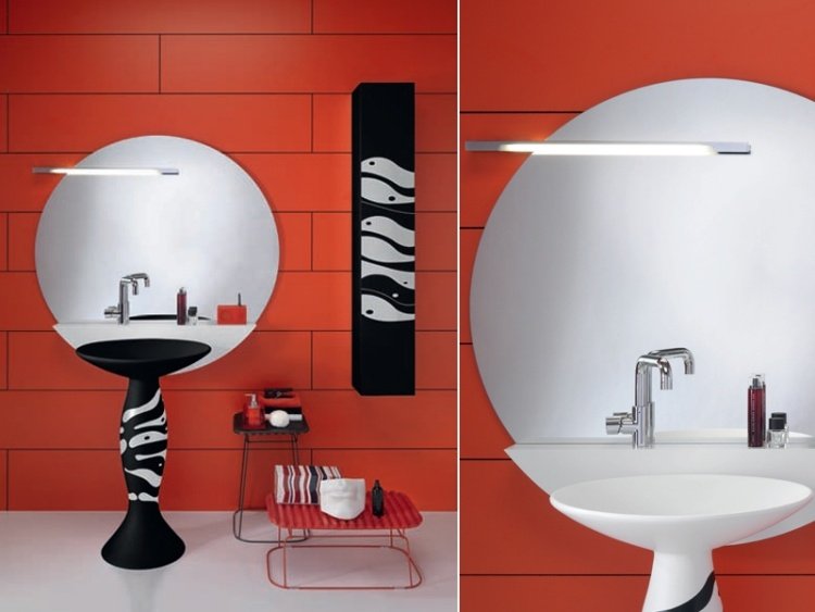 badeværelse-spejl-edizioni-regia-rød-rund-led-strip-moern-design