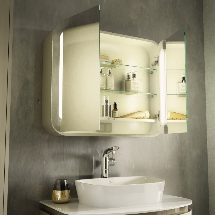 badeværelse-spejl-dea-idealstandard-spejl-skab-væg-skab-afrundet-væg-grå