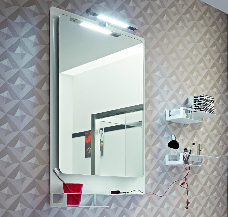 badeværelse-spejl-arblu-hito-belysning-firkantede afrundede-vægmonteringshylder