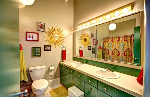 grønne badeværelsesskabe spejle billeder af store spejle