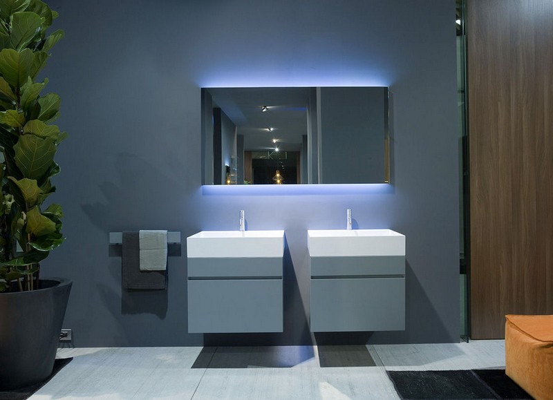 Badeværelse spejl-belysning-LED-forfængelighed-vægmontering