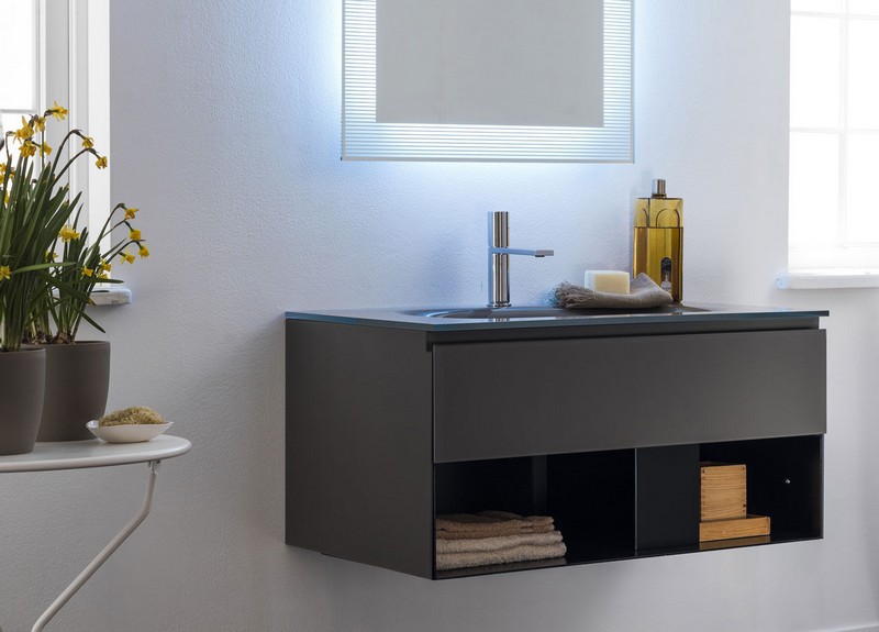 Badeværelse spejl-belysning-moderne-forfængelighed-underskab-idé