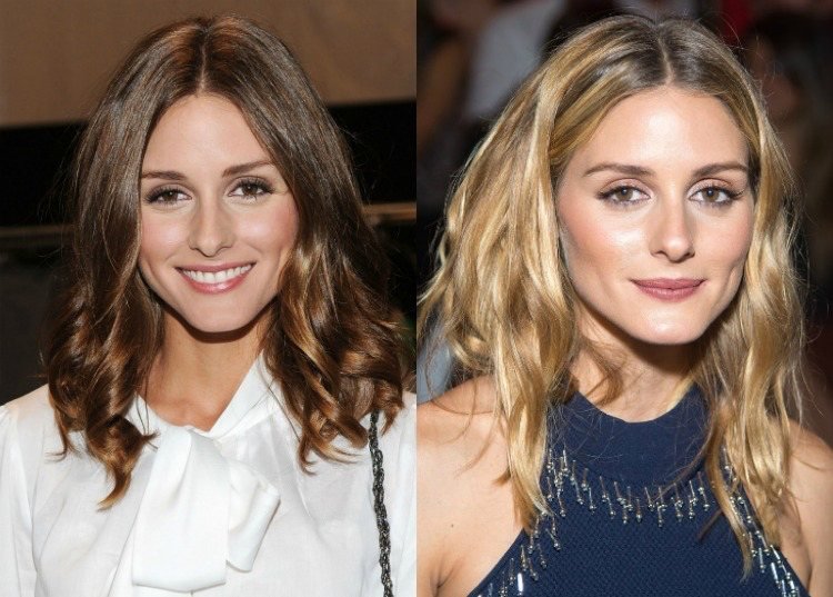 Balayage brun vs balayage blond -olivia-palermo-hår-frisure