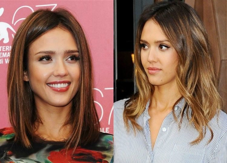 balayage-blond-brun-jessica-alba-hår-frisure