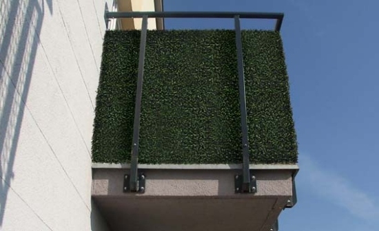 Balkon gelænder Grøn væg privatliv skærm balkon