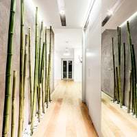 parketové podlahy s bambusom na fotografii kuchynského dizajnu