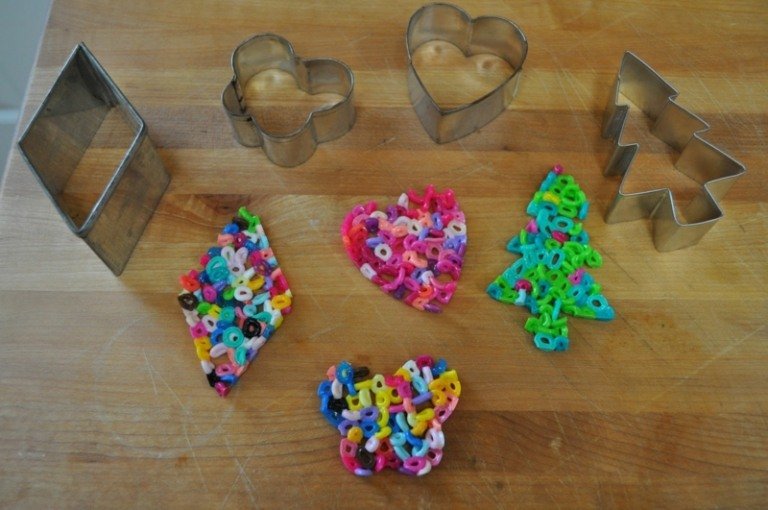 tinker jernperler cookie cutter plaetzchen smelteovn