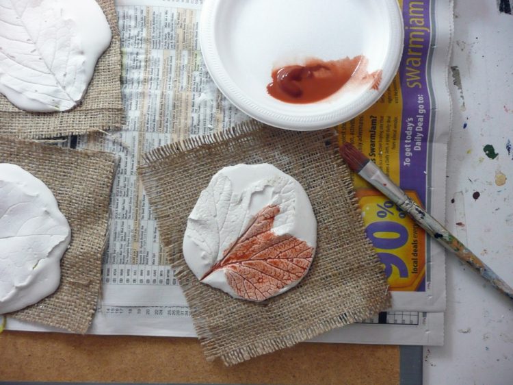 pille med gips akryl maling-fortynding-vand-maleri-idé